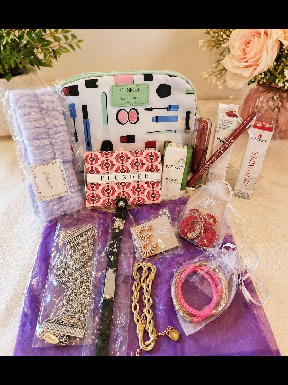 ✨ Beauty & Plunder Jewelry Bundle | Kate Spade x Clinique Case ✨